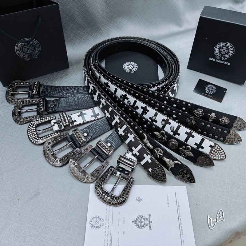 Chrome Hearts belt 38mmX100-125cm lb02